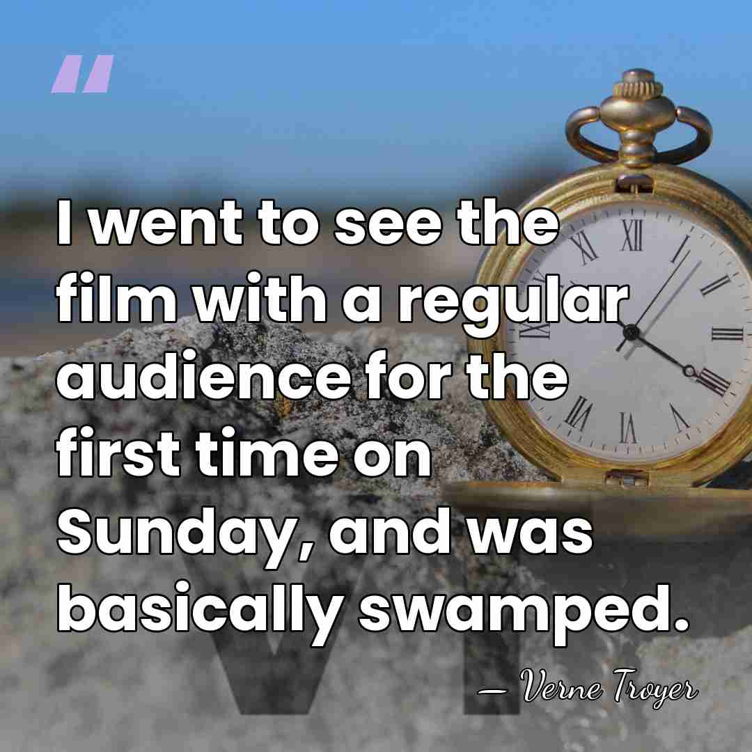 I went to see the film with a regular audience for the&hellip; - Verne Troyer
