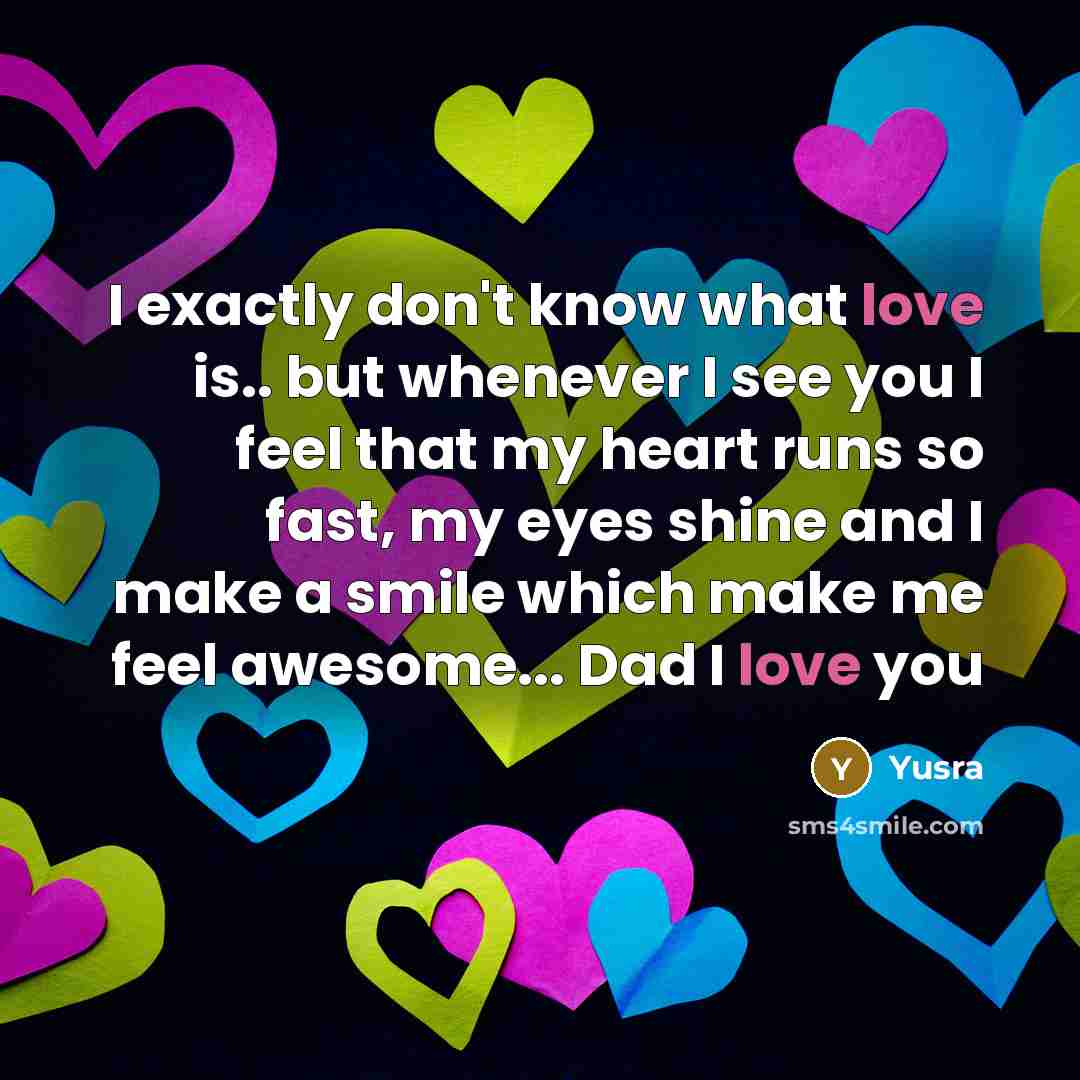“I exactly don't know what love is.. but whenever I…” quote by Yusra