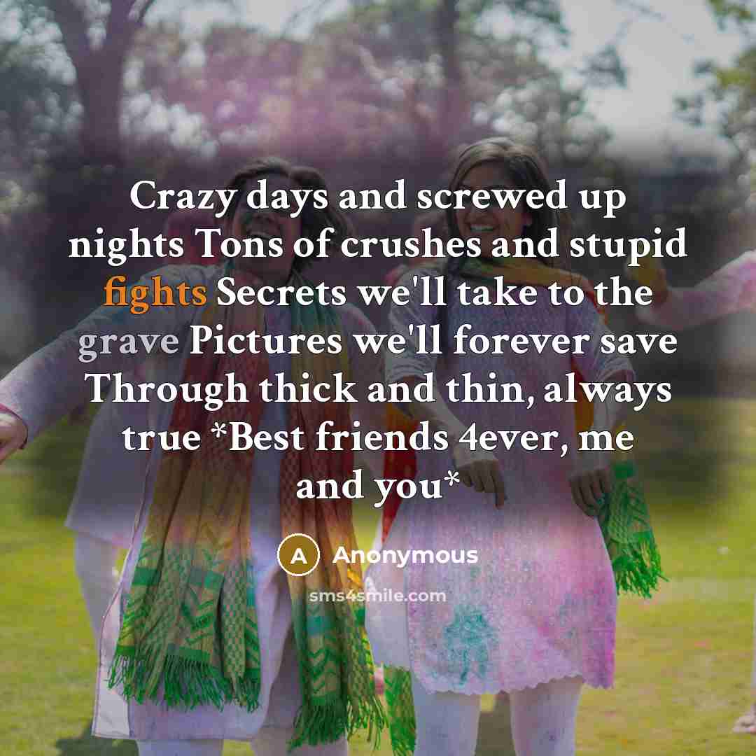 “Crazy days and screwed up nights Tons of crushes and…” quote by Anonymous