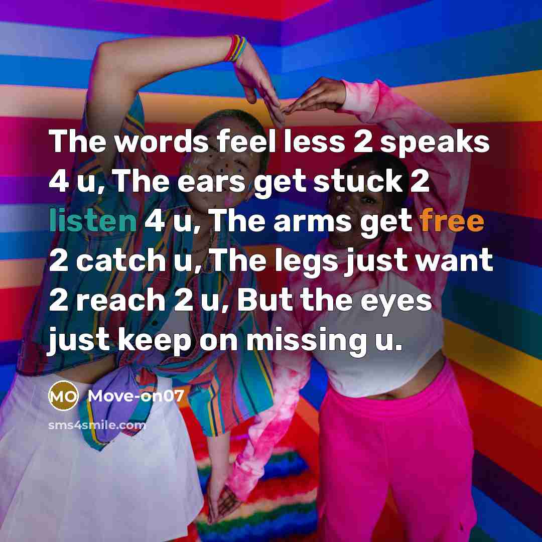 “The words feel less 2 speaks 4 u, The ears…” quote by Move-on07