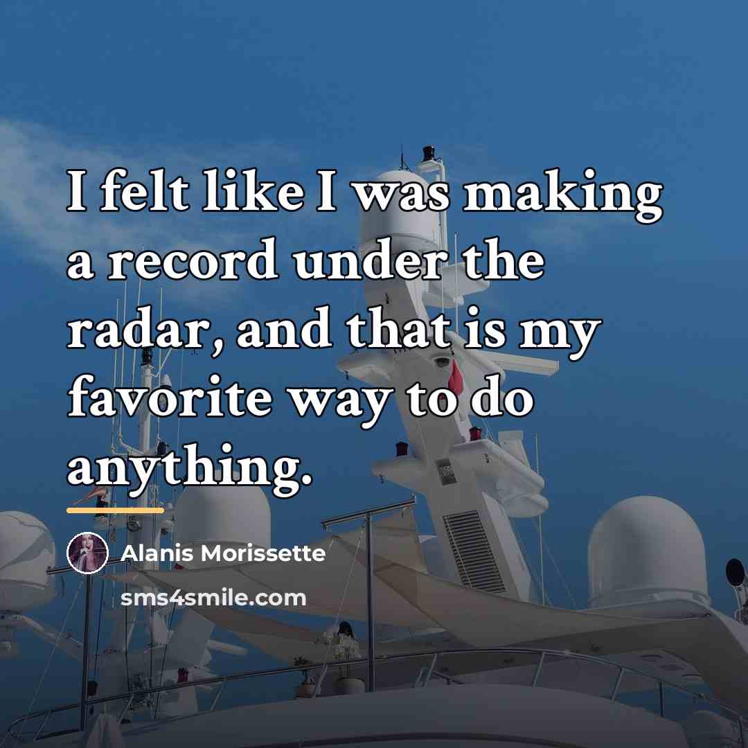 “I felt like I was making a record under the…” quote by Alanis Morissette