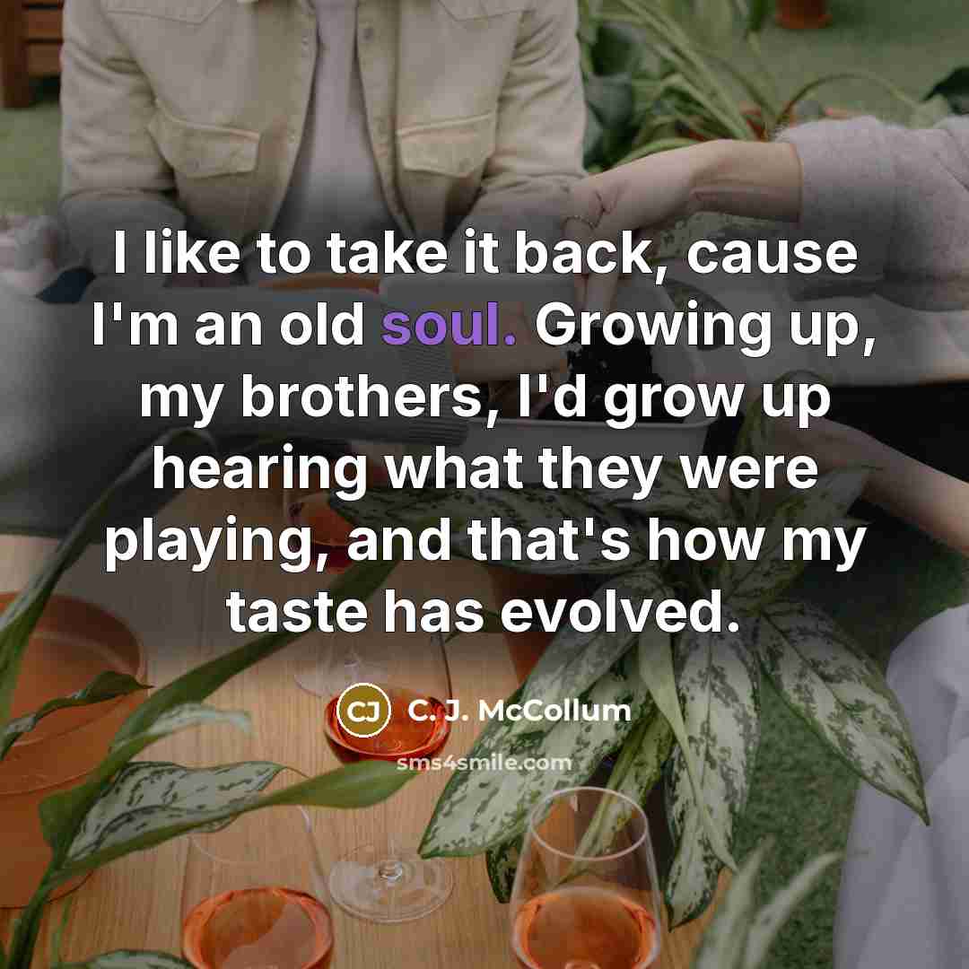 “I like to take it back, cause I'm an old…” quote by C. J. McCollum