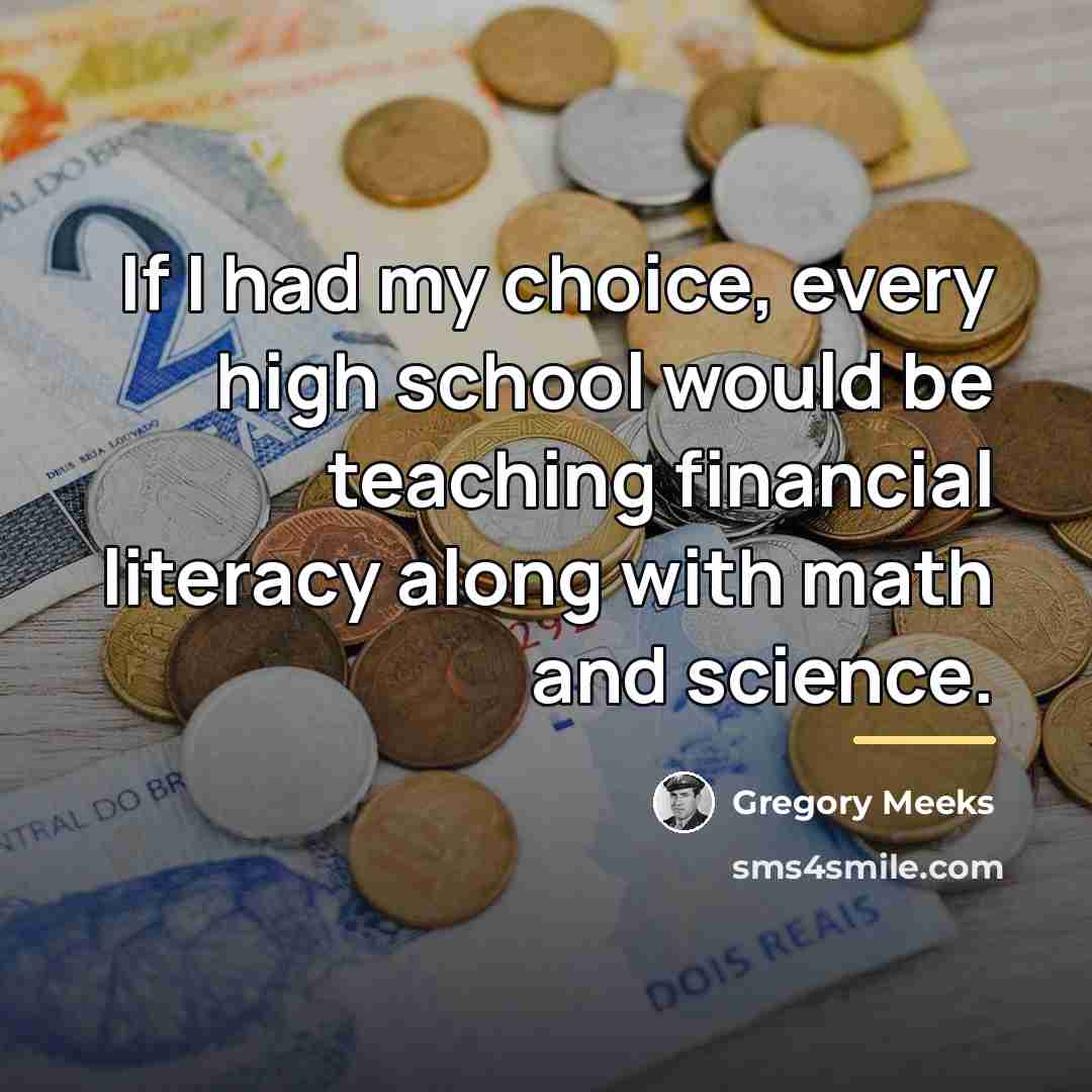 “If I had my choice, every high school would be…” quote by Gregory Meeks