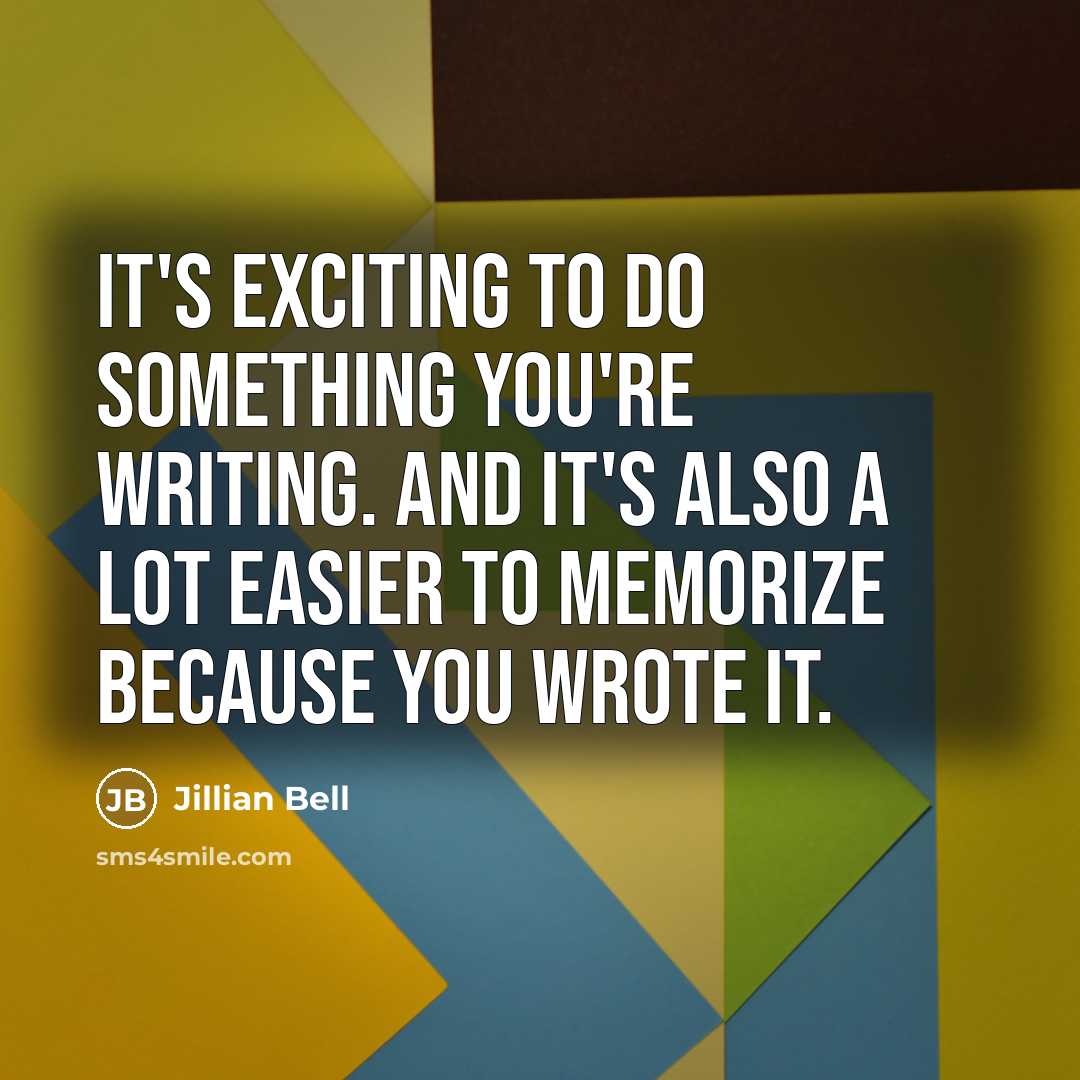 “It's exciting to do something you're writing. And it's also…” quote by Jillian Bell