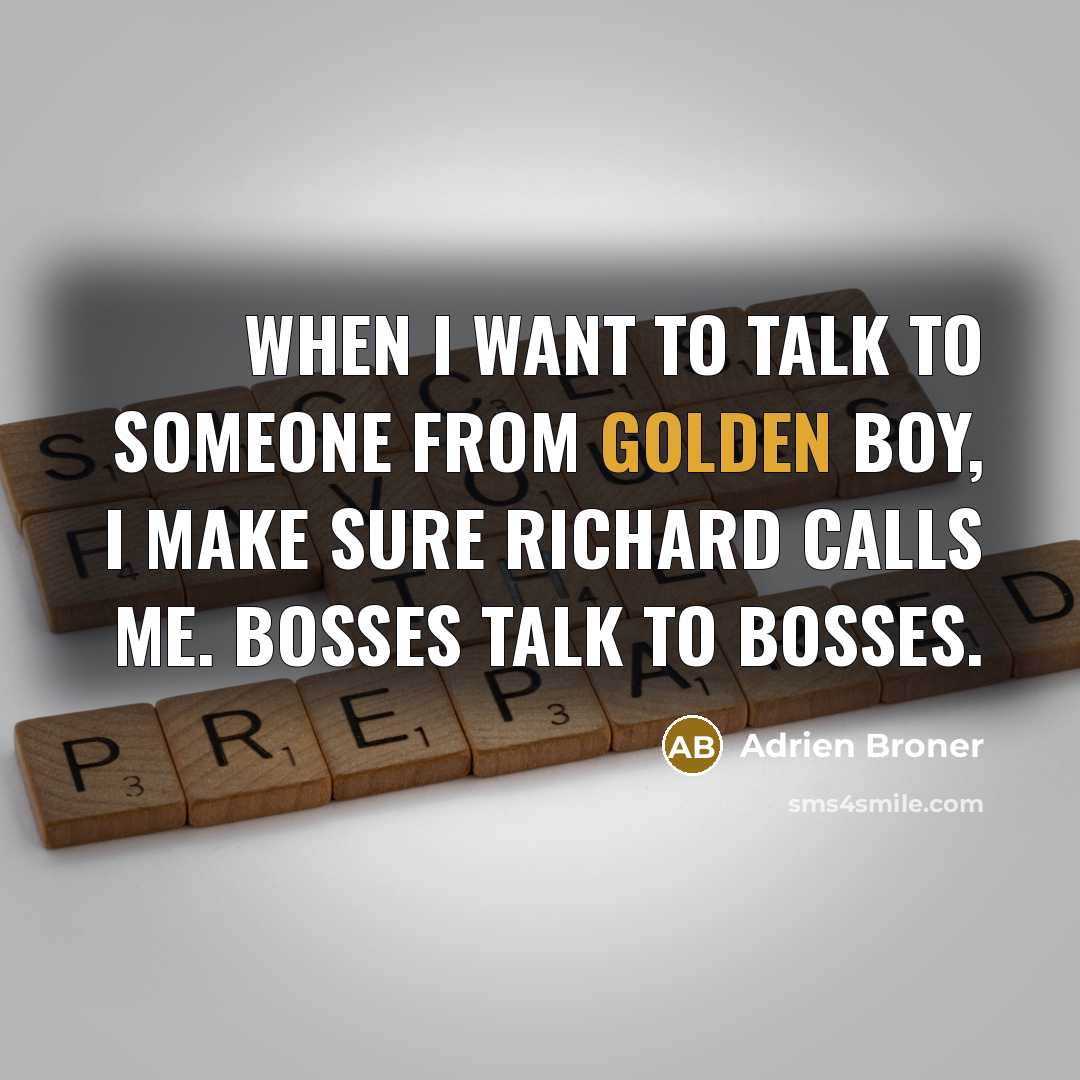 “When I want to talk to someone from Golden Boy,…” quote by Adrien Broner