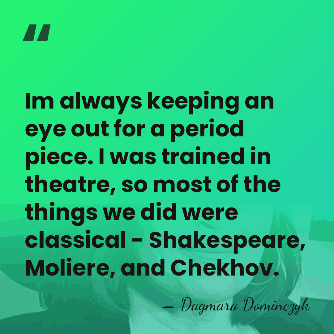 Im always keeping an eye out for a period piece. I was&hellip; - Dagmara Dominczyk