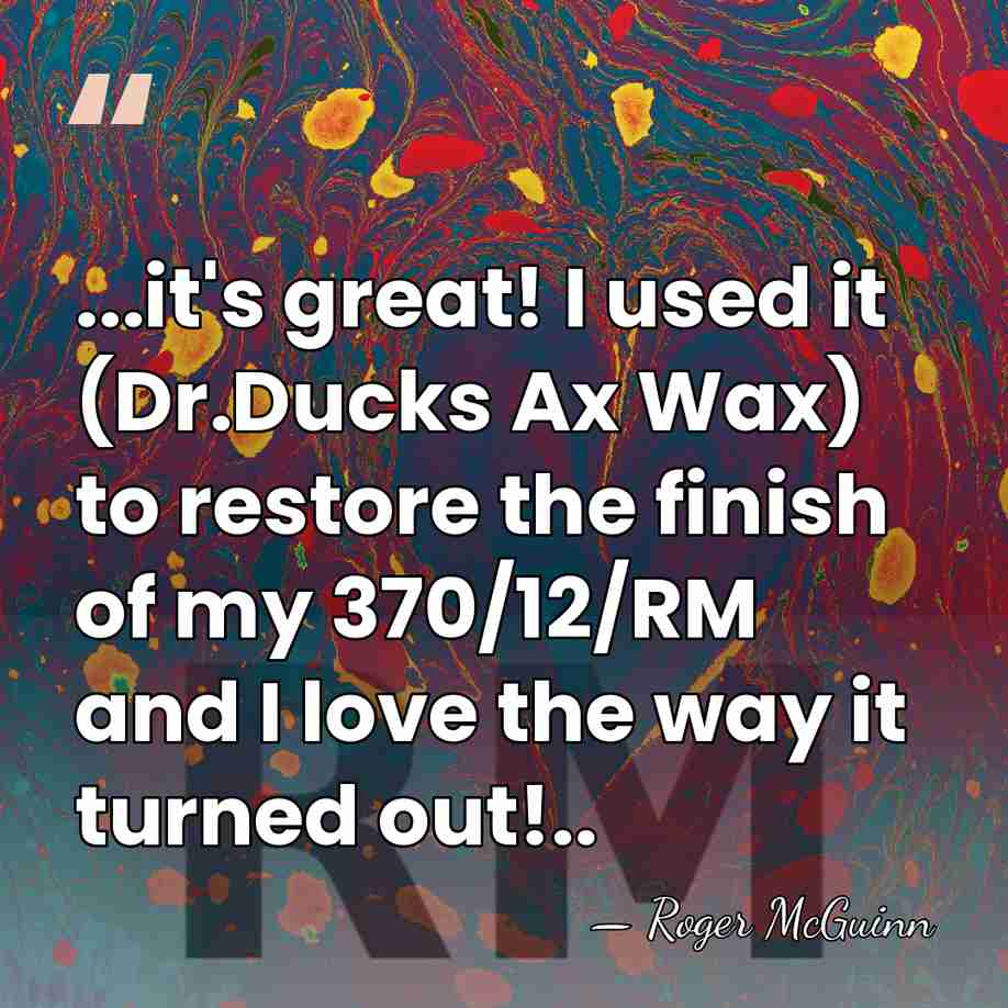 ...it's great! I used it (Dr.Ducks Ax Wax) to restore the finish&hellip; - Roger McGuinn