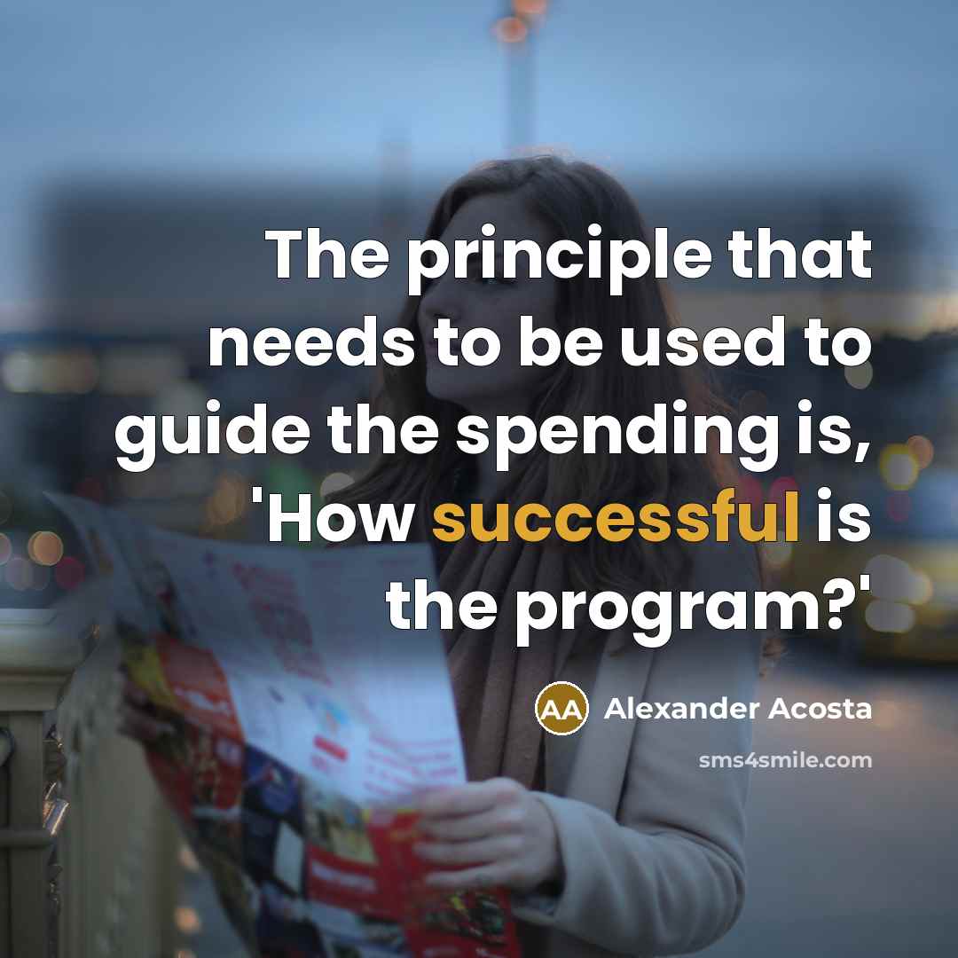 “The principle that needs to be used to guide the…” quote by Alexander Acosta