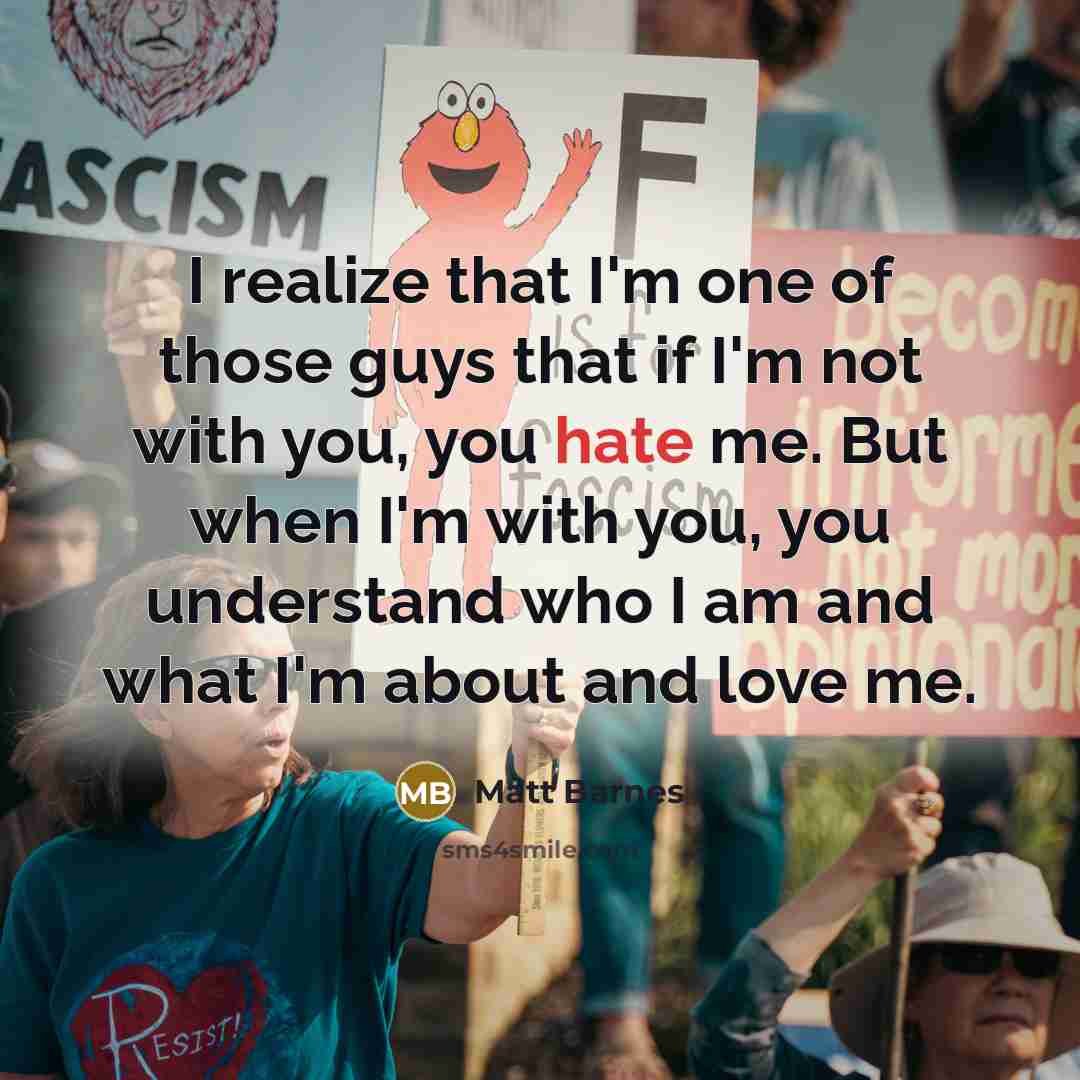 “I realize that I'm one of those guys that if…” quote by Matt Barnes