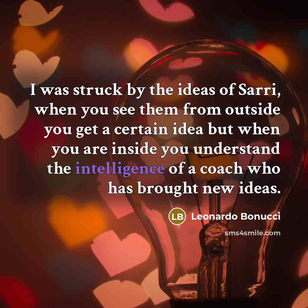 “I was struck by the ideas of Sarri, when you…” quote by Leonardo Bonucci