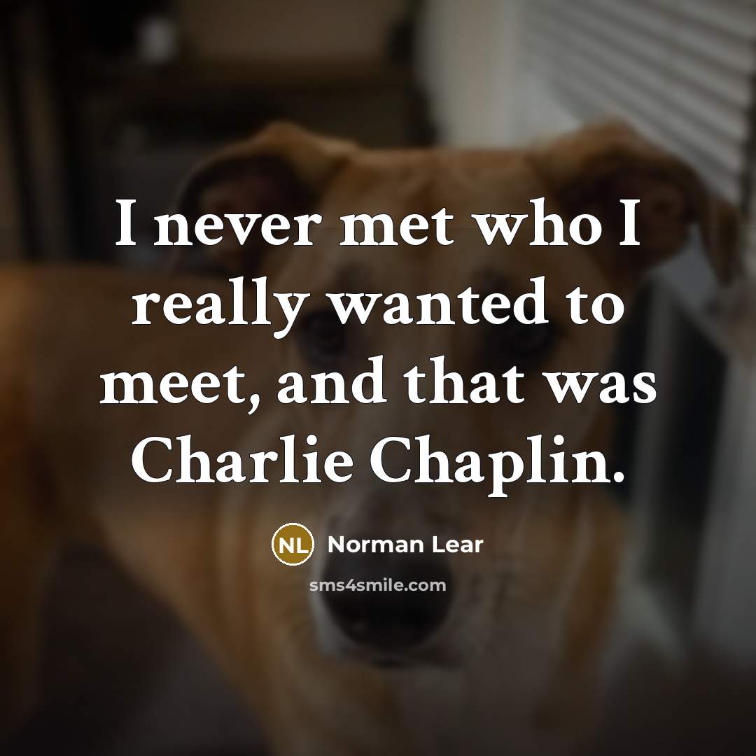 “I never met who I really wanted to meet, and…” quote by Norman Lear