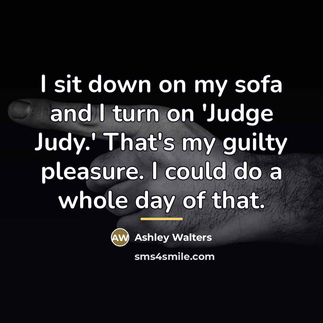 “I sit down on my sofa and I turn on…” quote by Ashley Walters
