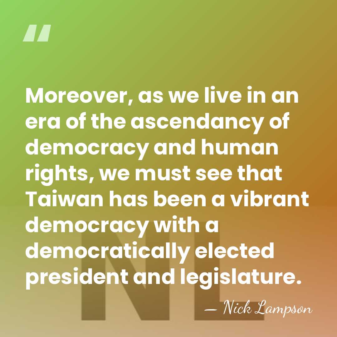 Moreover, as we live in an era of the ascendancy of democracy&hellip; - Nick Lampson