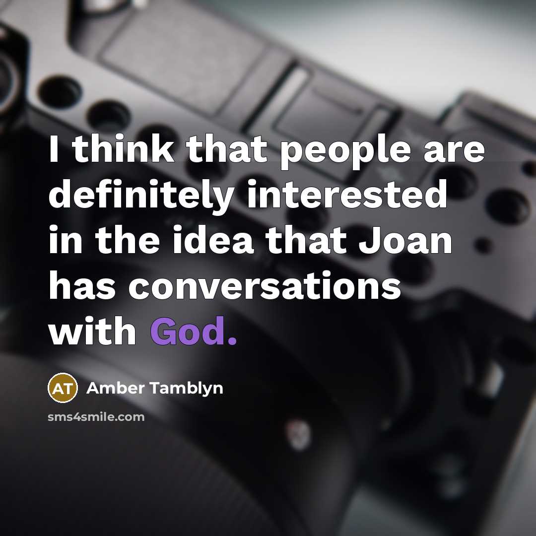 “I think that people are definitely interested in the idea…” quote by Amber Tamblyn