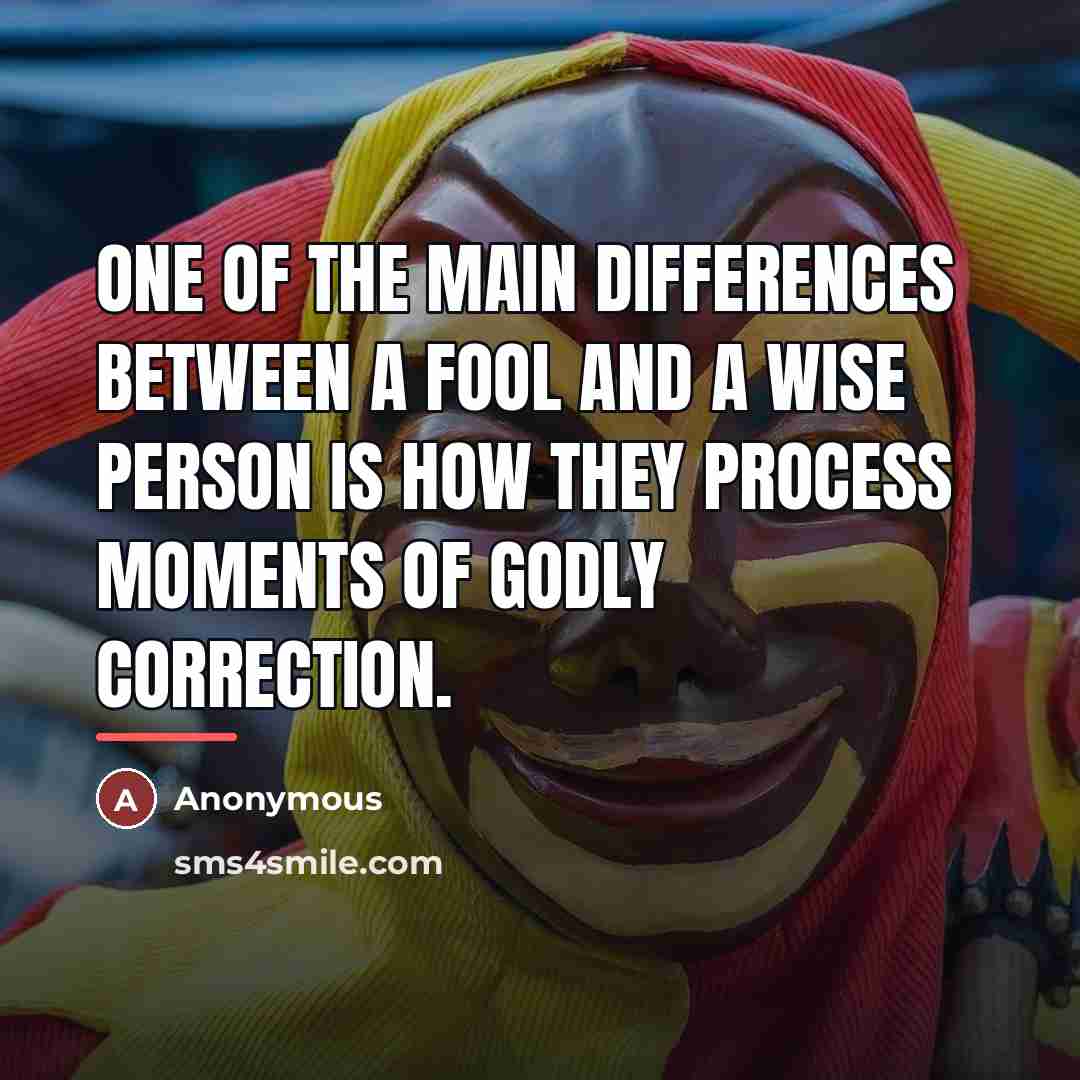 “One of the main differences between a FOOL and a…” quote by Anonymous