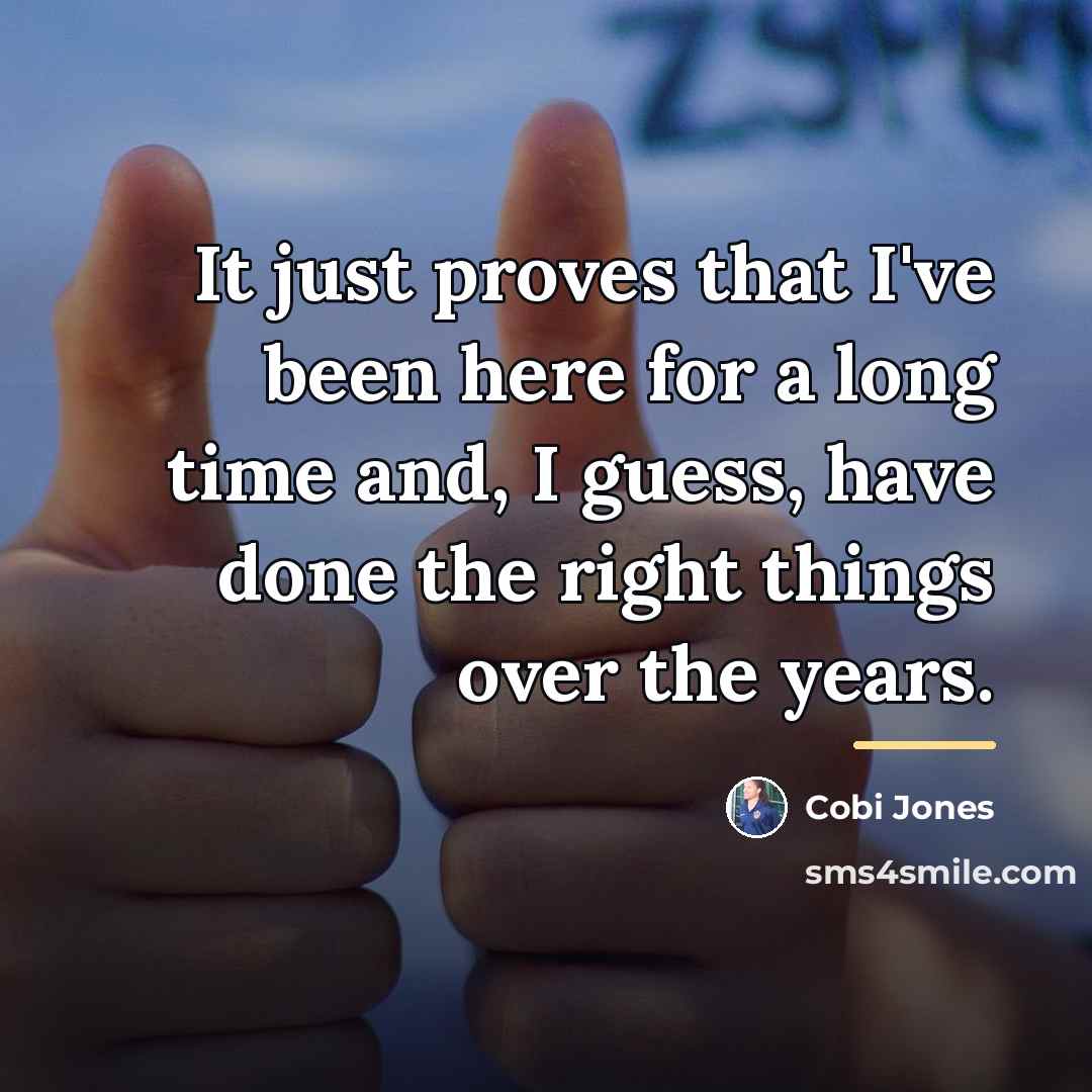 “It just proves that I've been here for a long…” quote by Cobi Jones