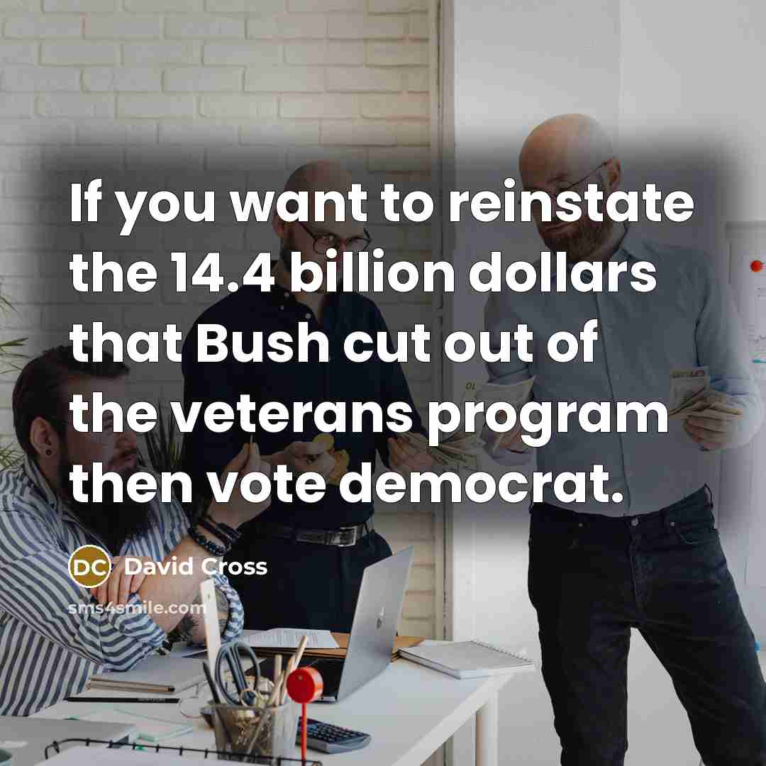 “If you want to reinstate the 14.4 billion dollars that…” quote by David Cross
