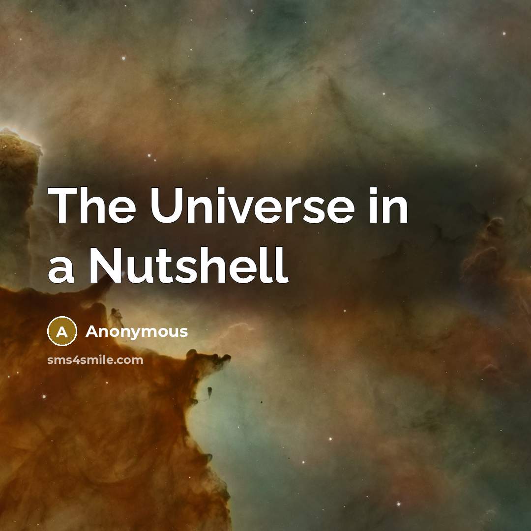 “The Universe in a Nutshell” quote by Anonymous