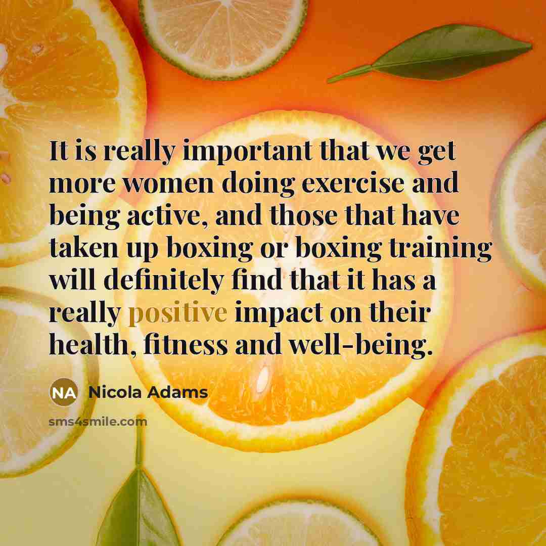 “It is really important that we get more women doing…” quote by Nicola Adams