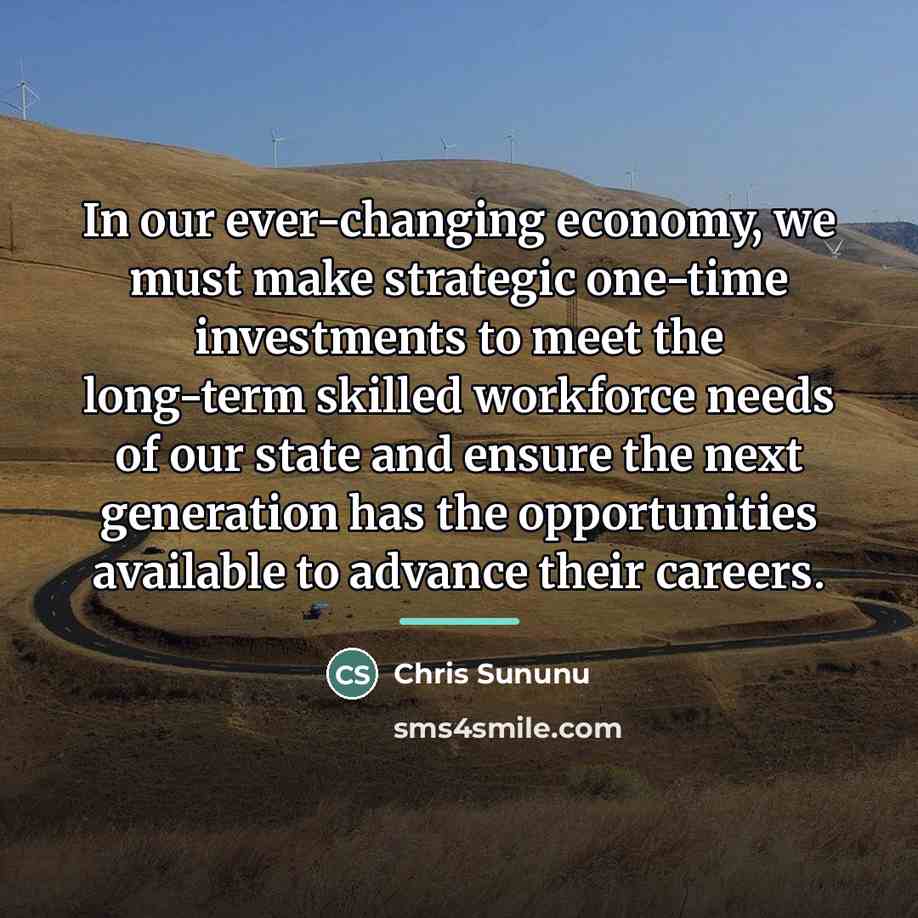 “In our ever-changing economy, we must make strategic one-time investments…” quote by Chris Sununu