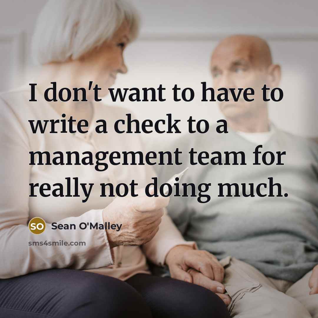 “I don't want to have to write a check to…” quote by Sean O'Malley