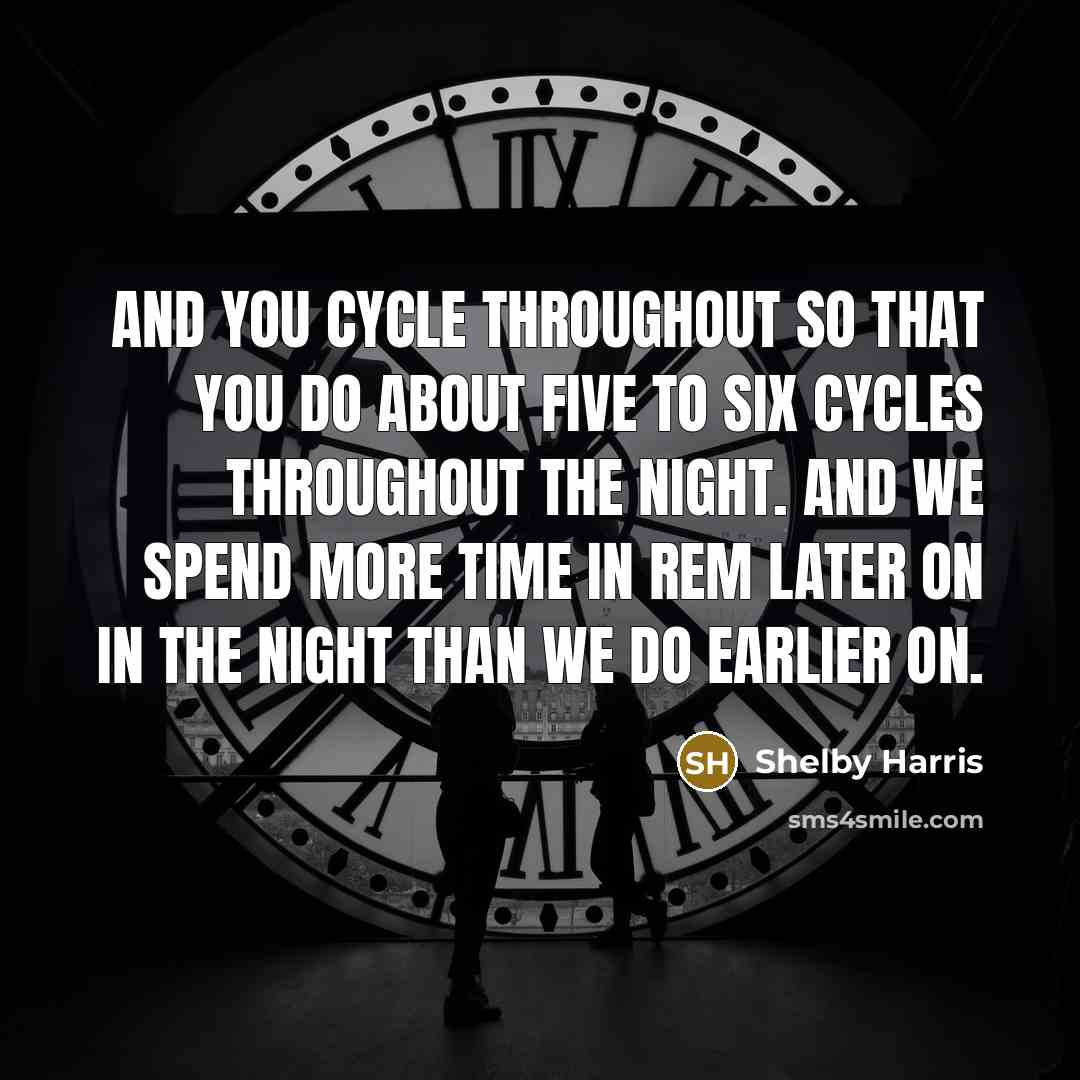 “And you cycle throughout so that you do about five…” quote by Shelby Harris