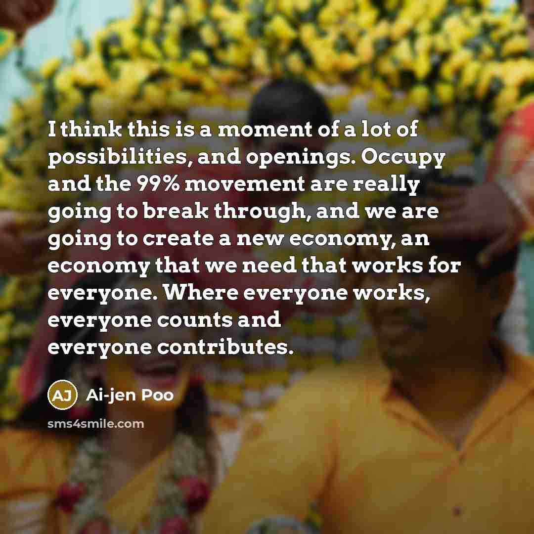 “I think this is a moment of a lot of…” quote by Ai-jen Poo