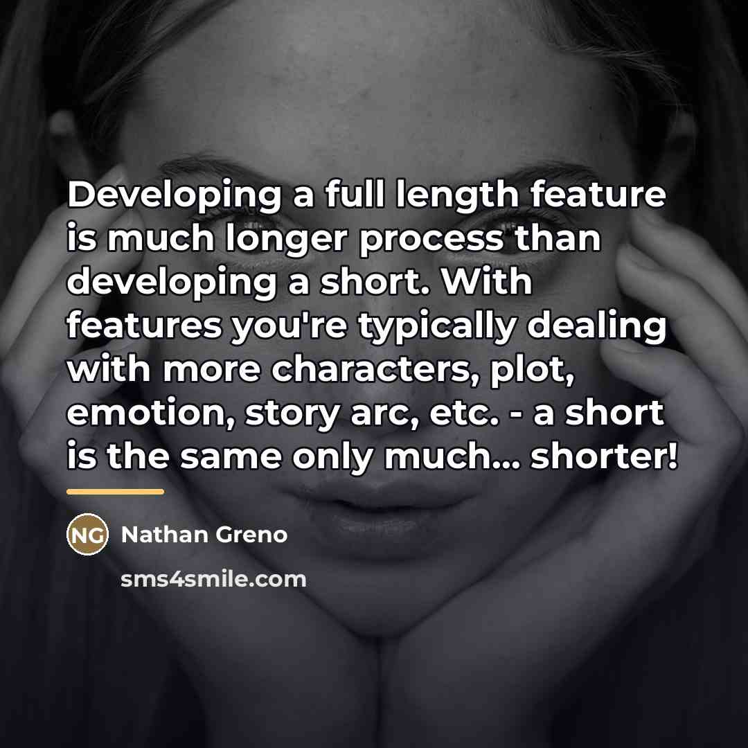 “Developing a full length feature is much longer process than…” quote by Nathan Greno