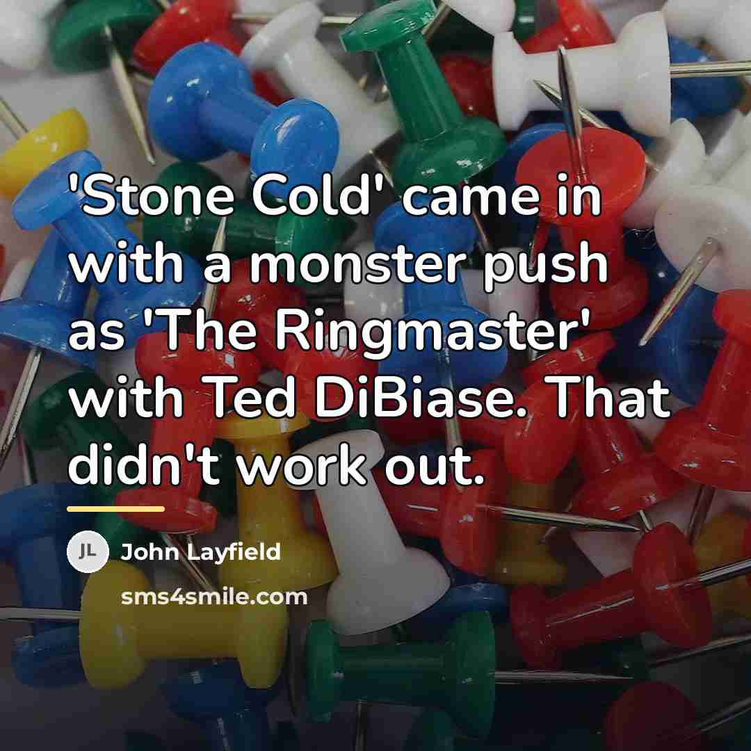 “'Stone Cold' came in with a monster push as 'The…” quote by John Layfield