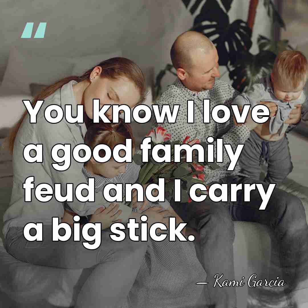 You know I love a good family feud and I carry a&hellip; - Kami Garcia