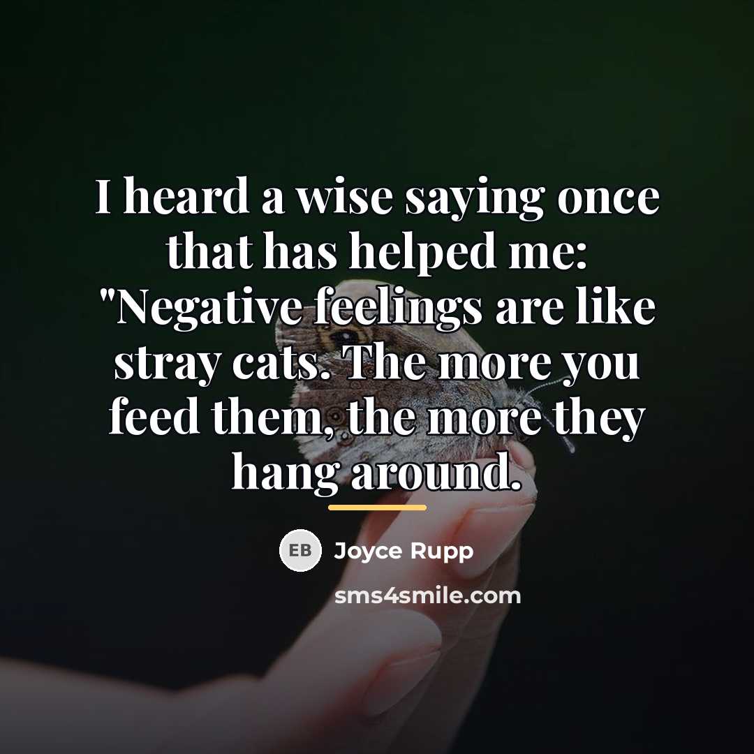 “I heard a wise saying once that has helped me:…” quote by Joyce Rupp