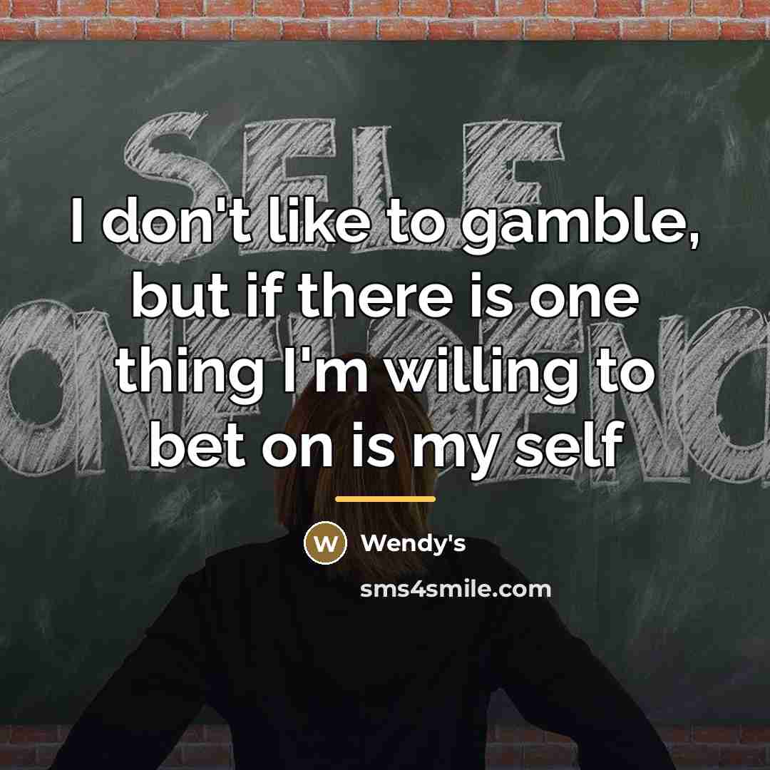 “I don't like to gamble, but if there is one…” quote by Wendy's