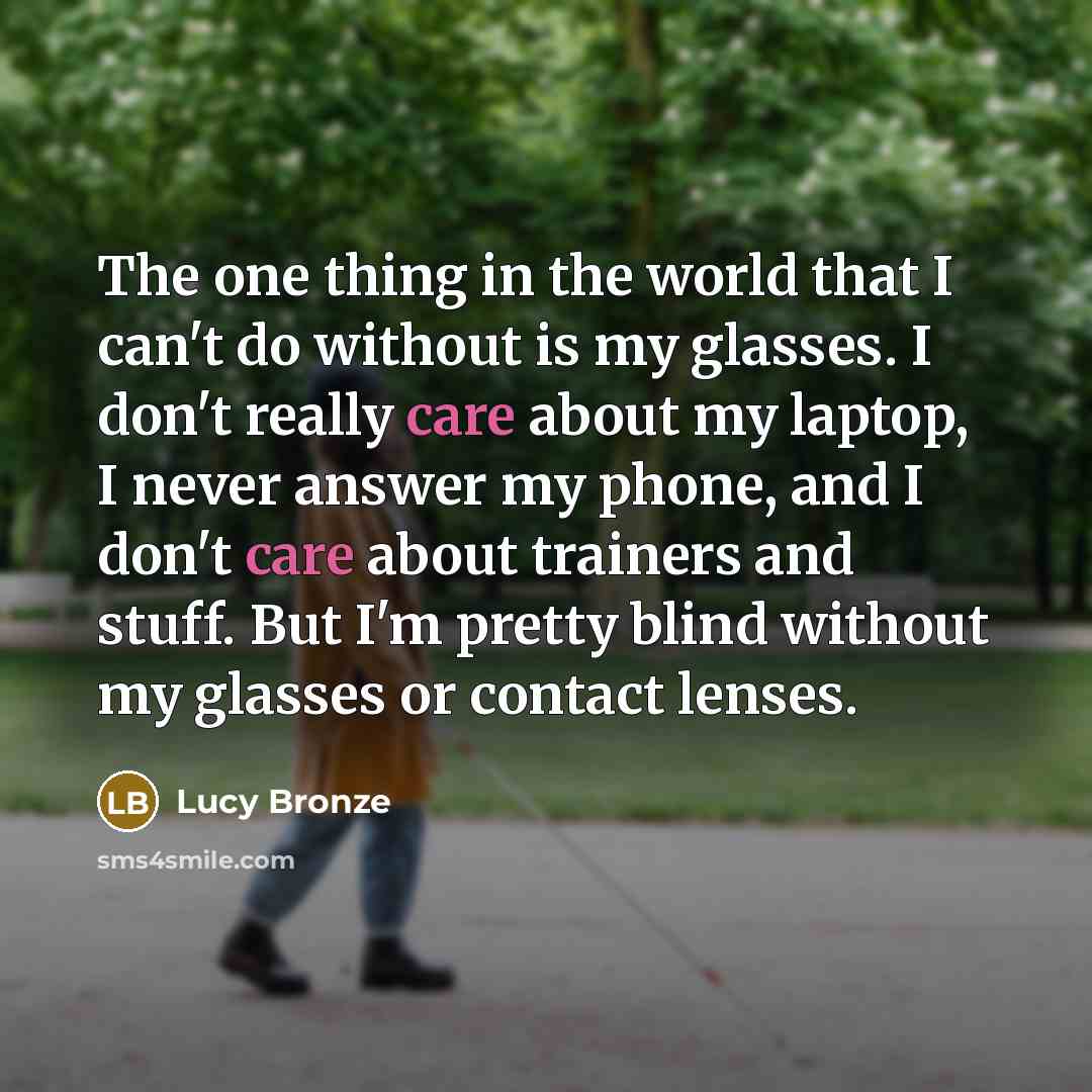 “The one thing in the world that I can't do…” quote by Lucy Bronze