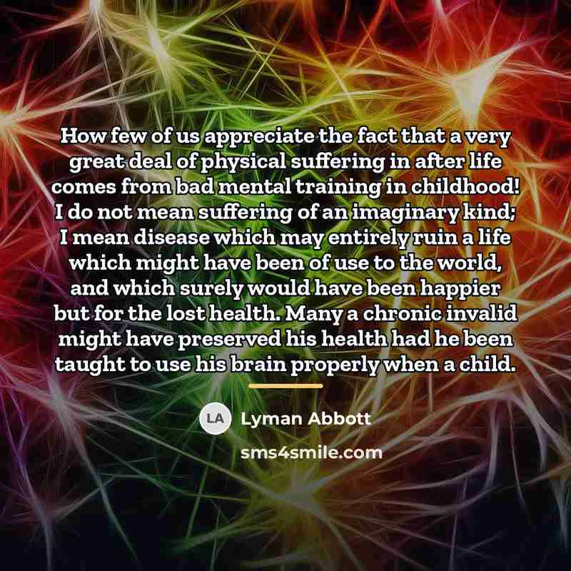“How few of us appreciate the fact that a very…” quote by Lyman Abbott