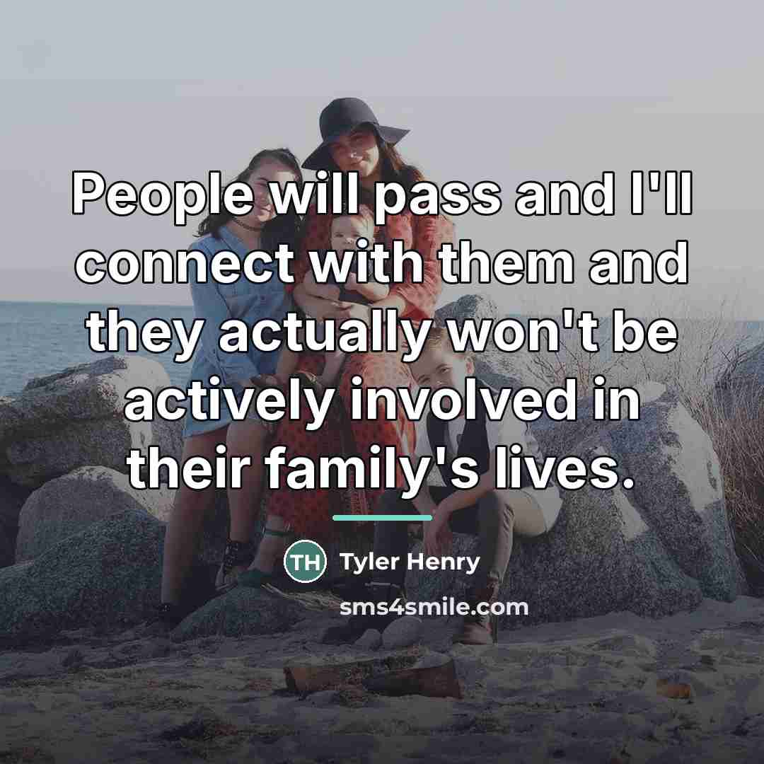 “People will pass and I'll connect with them and they…” quote by Tyler Henry