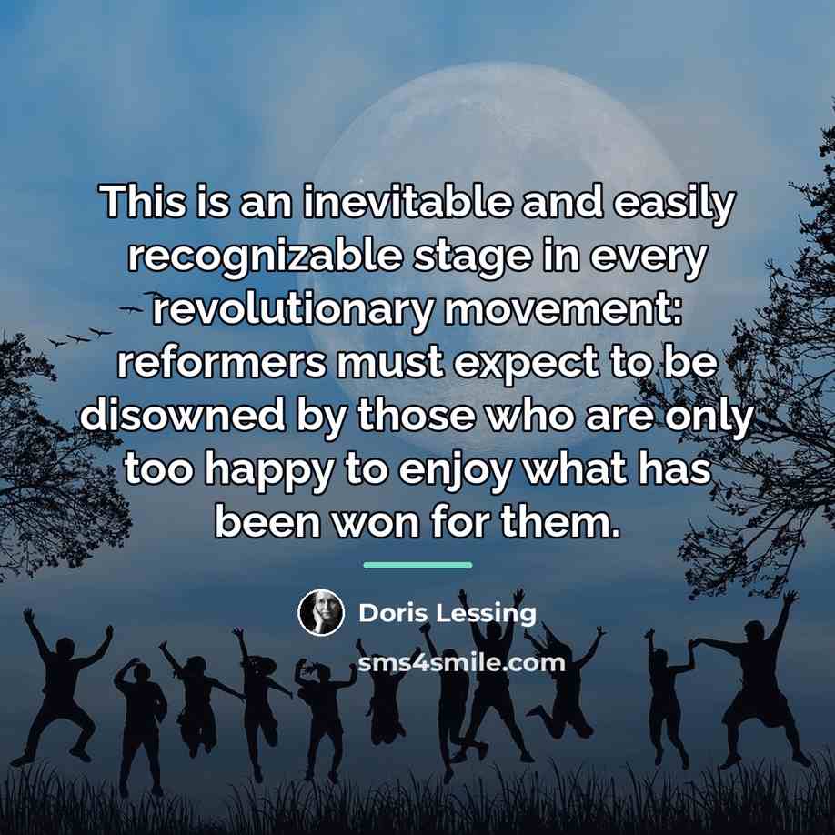 “This is an inevitable and easily recognizable stage in every…” quote by Doris Lessing