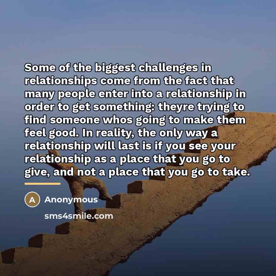 “Some of the biggest challenges in relationships come from the…” quote by Anonymous