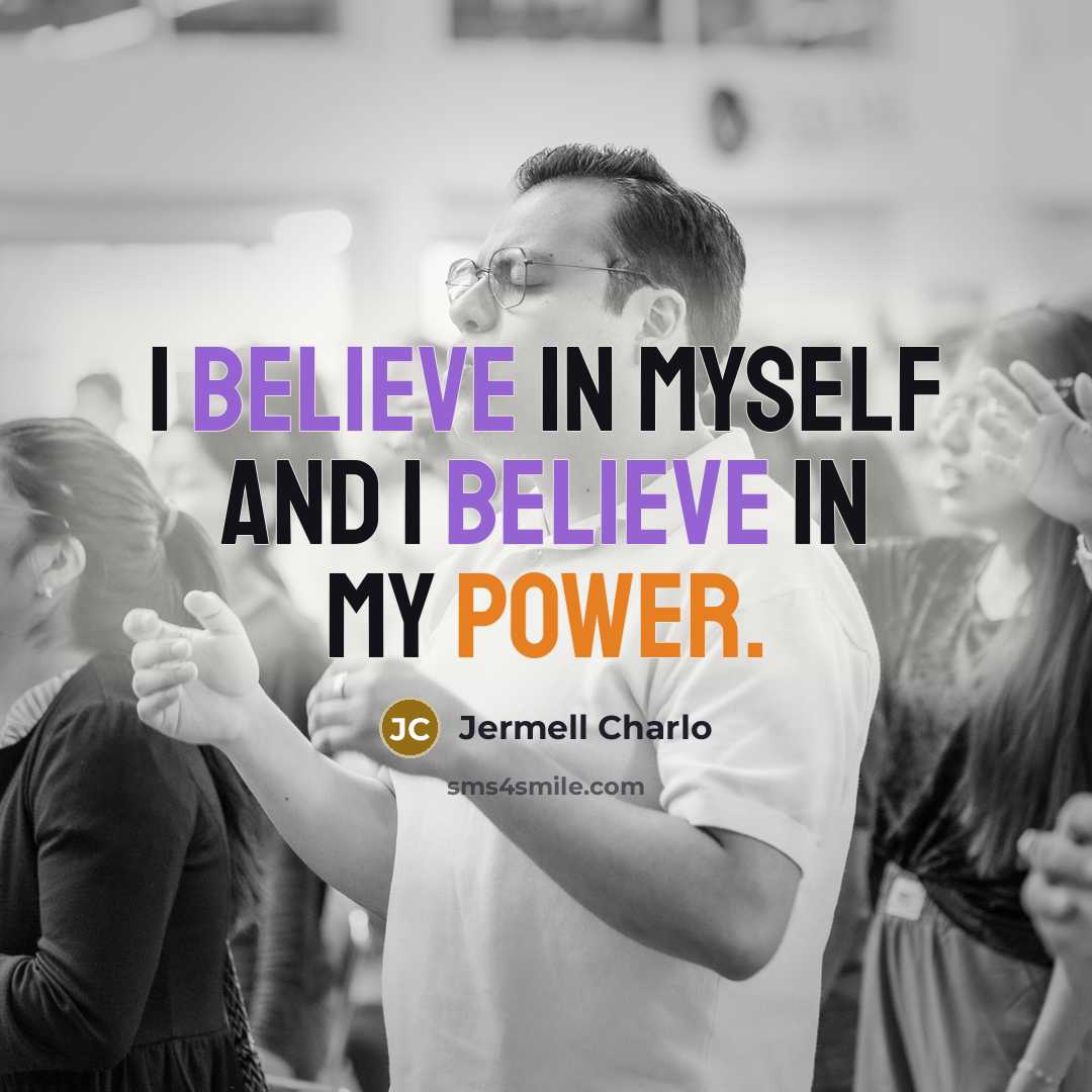 “I believe in myself and I believe in my power.…” quote by Jermell Charlo