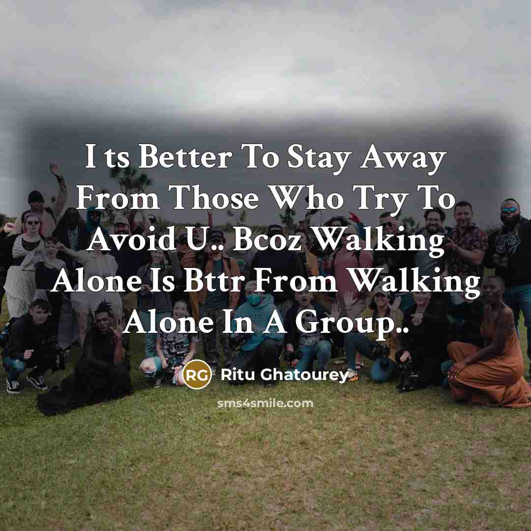 “I ts Better To Stay Away From Those Who Try…” quote by Ritu Ghatourey