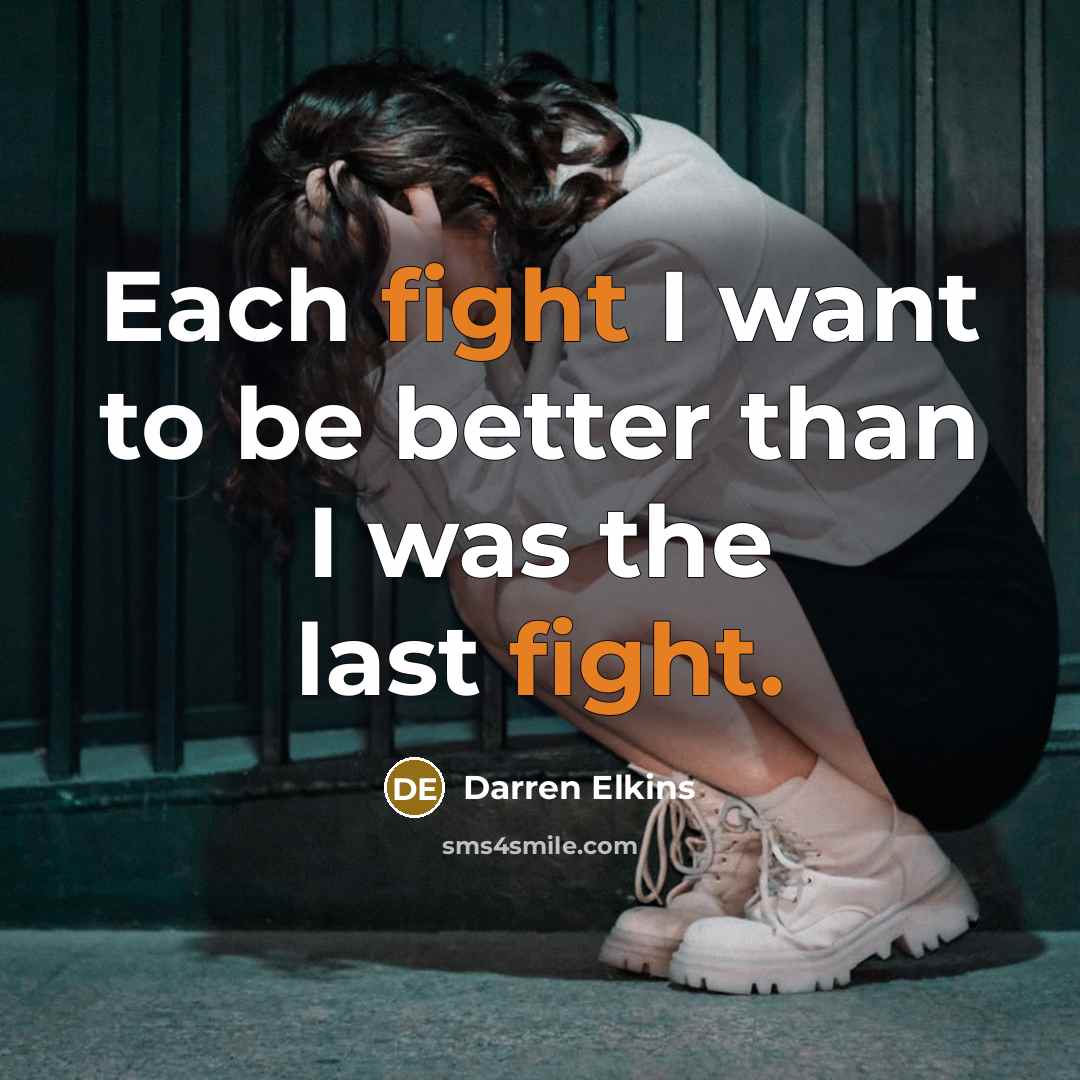 “Each fight I want to be better than I was…” quote by Darren Elkins
