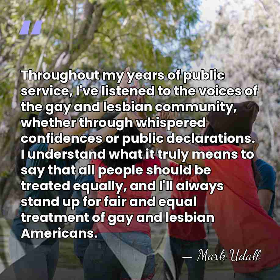 Throughout my years of public service, I've listened to the voices of&hellip; - Mark Udall