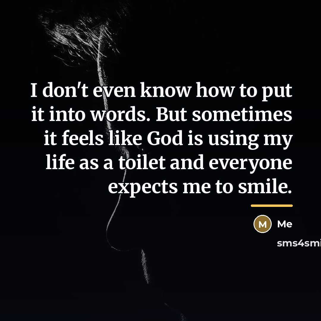 “I don't even know how to put it into words.…” quote by Me