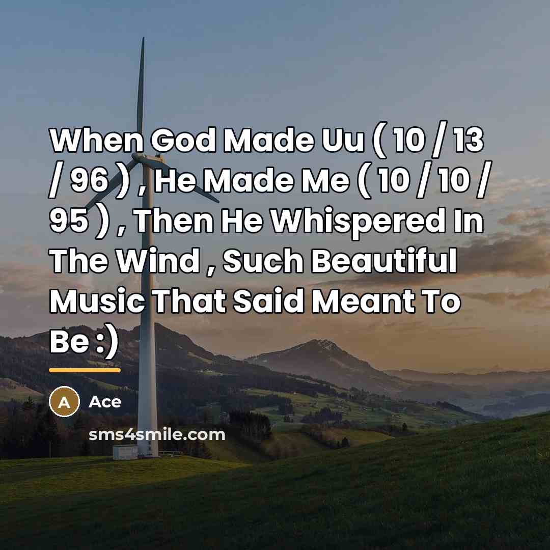 “When God Made Uu ( 10 / 13 / 96…” quote by Ace