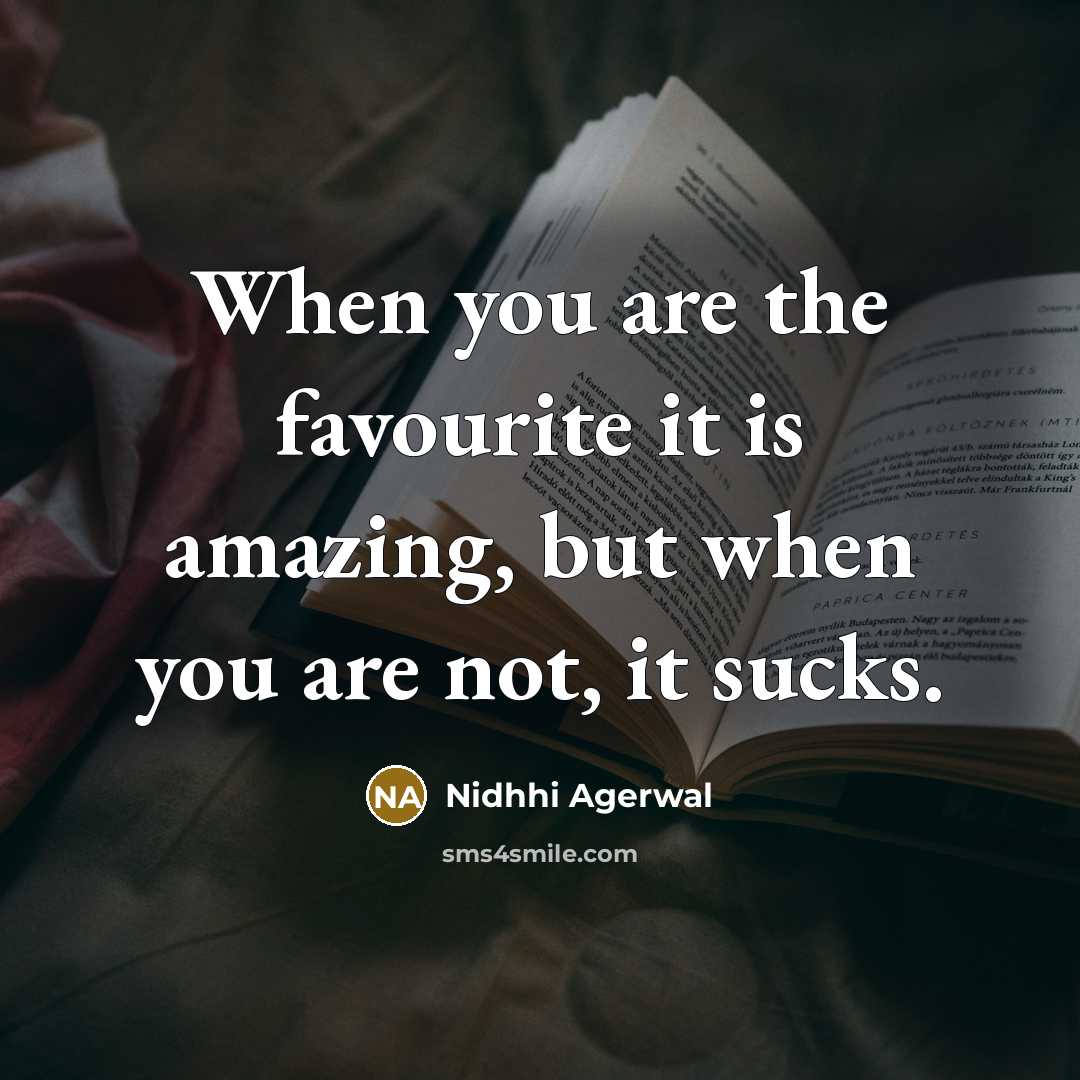 “When you are the favourite it is amazing, but when…” quote by Nidhhi Agerwal