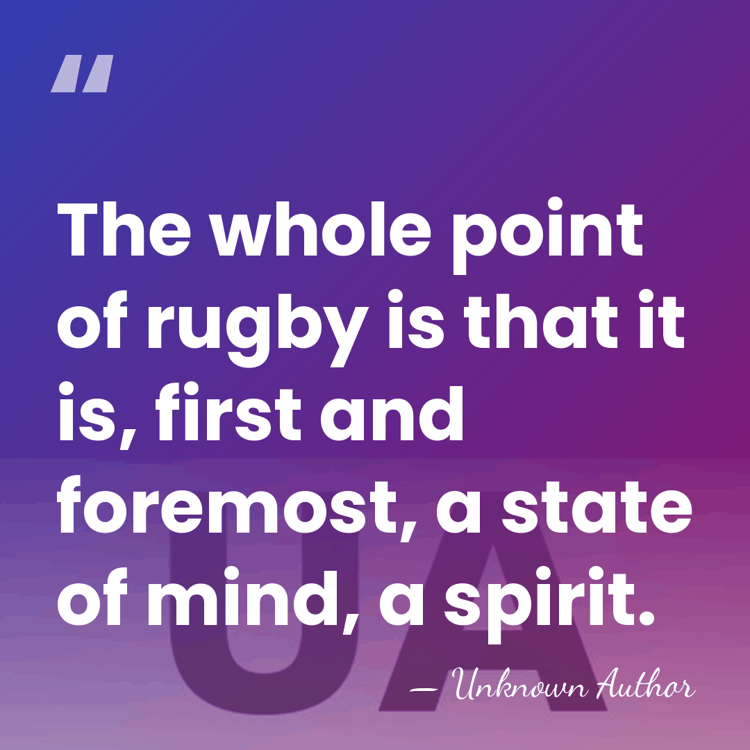 The whole point of rugby is that it is, first and foremost,&hellip; - Jean-Pierre Rives
