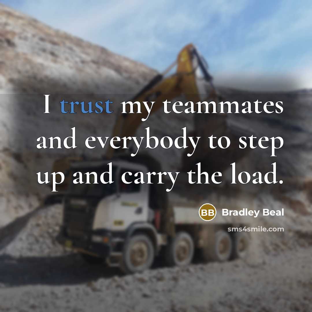 “I trust my teammates and everybody to step up and…” quote by Bradley Beal