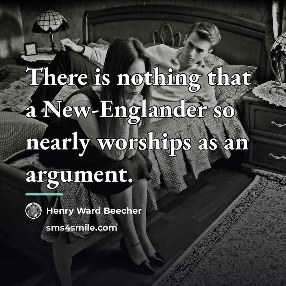 “There is nothing that a New-Englander so nearly worships as…” quote by Henry Ward Beecher