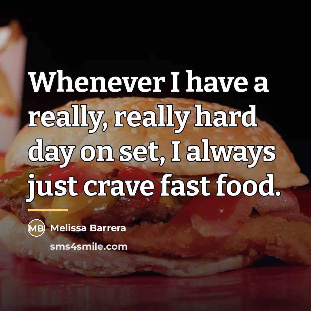 “Whenever I have a really, really hard day on set,…” quote by Melissa Barrera