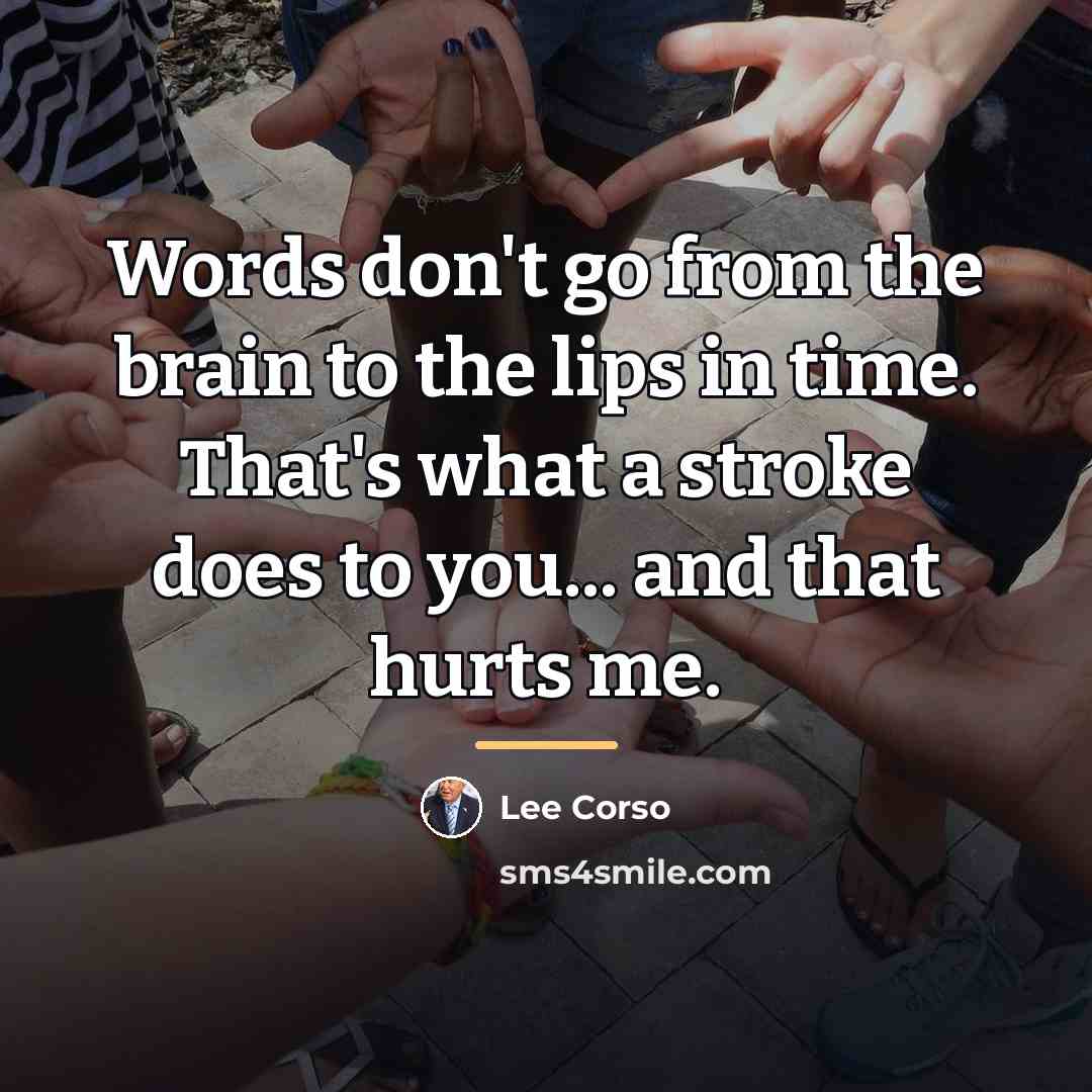 “Words don't go from the brain to the lips in…” quote by Lee Corso