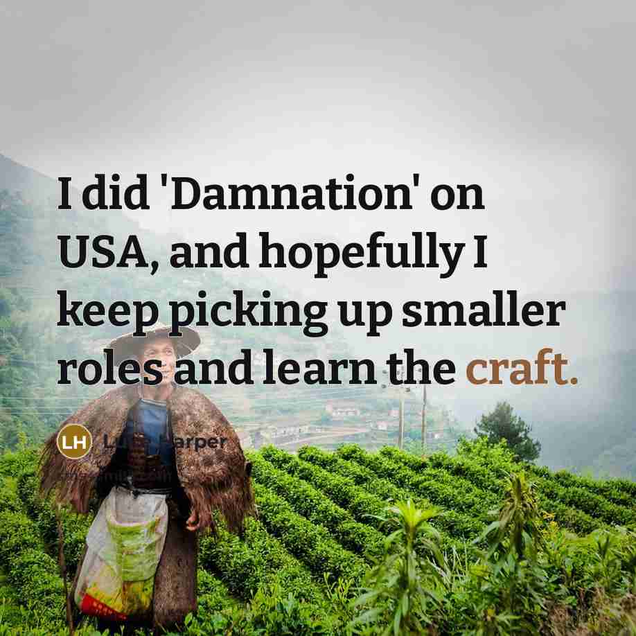“I did 'Damnation' on USA, and hopefully I keep picking…” quote by Luke Harper